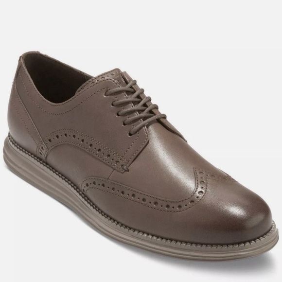 Cole Haan Original Grand Shortwing Oxford Men Truffle/Irish Coffee Size 13 NIB